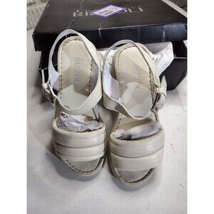 Fratelli Rizzoli Italian Made Sandals Size 35 Women's Leather With Buckle (672)